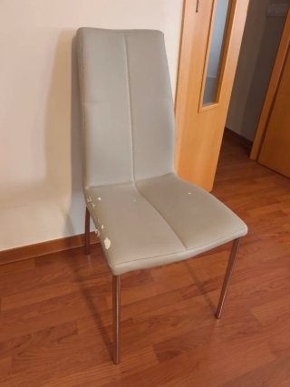 6 Sillas Grises (para tapizar)
