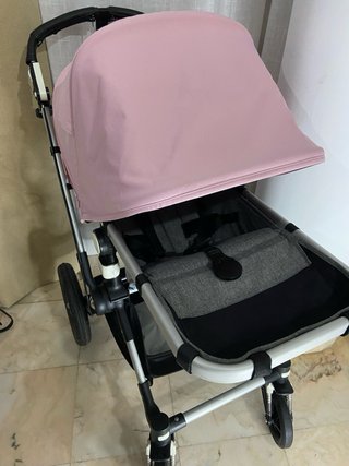 Carro Bugaboo Rosa y Gris