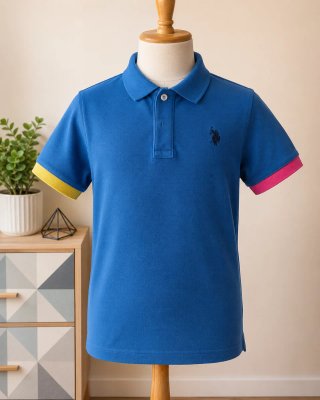 Polo U.S. Polo Assn. bambino 12 anni azzurro