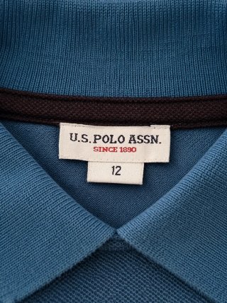 Polo U.S. Polo Assn. bambino 12 anni azzurro
