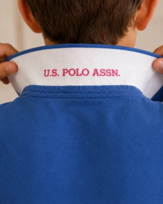 Polo U.S. Polo Assn. bambino 12 anni azzurro