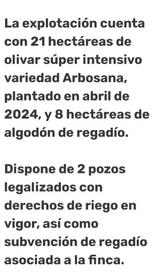 Finca Rústica 28,85 Ha Olivar Súper Intensivo