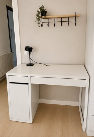 Escritorio blanco Ikea micke