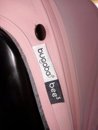Carro Bugaboo Bee 5 gris y rosa
