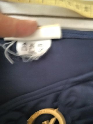 Braguita bikini Michael Kors azul y dorada