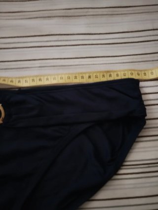 Braguita bikini Michael Kors azul y dorada