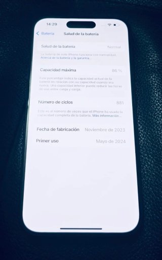 iPhone 15 Pro 256GB Azul 86% Batería