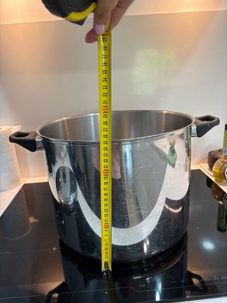 Olla Acero Inox 20L Caldo/Puchero