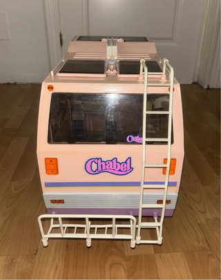 Supervan caravana muñeca Chabel años 80 con luz