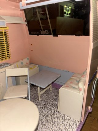 Supervan caravana muñeca Chabel años 80 con luz