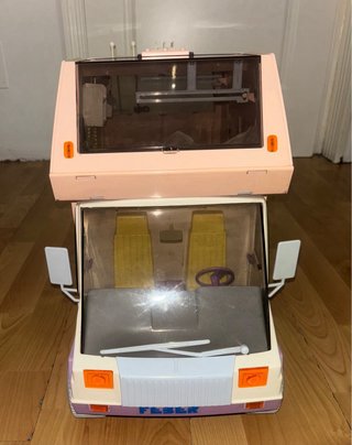 Supervan caravana muñeca Chabel años 80 con luz