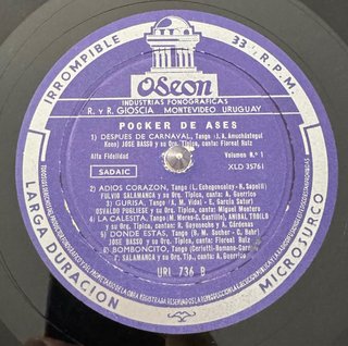 Pocker de Ases LP - Tango