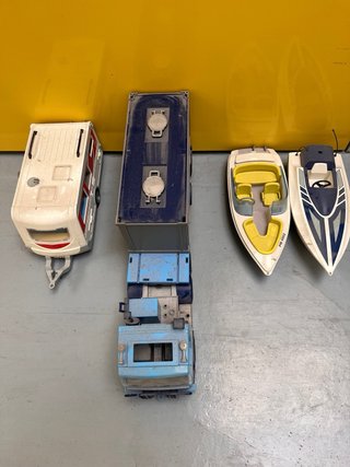 Pack Playmobil: Tren, Camión y Barcos