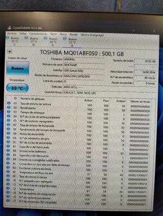 HDD Toshiba 500GB 2.5" SATA MQ01ABF050