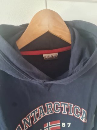 Sudadera Napapijri Antártida Azul