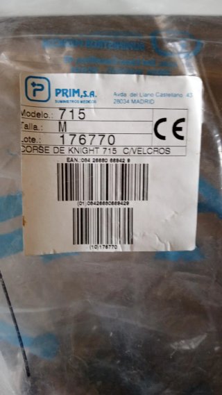 Corsé ortopédico beige