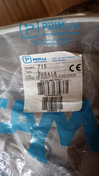 Corsé ortopédico beige