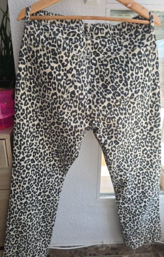 Pantalones Zara Leopardo Beige y Negro
