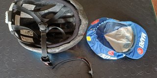 Set Casco Ciclismo, Cappellino e Occhiali
