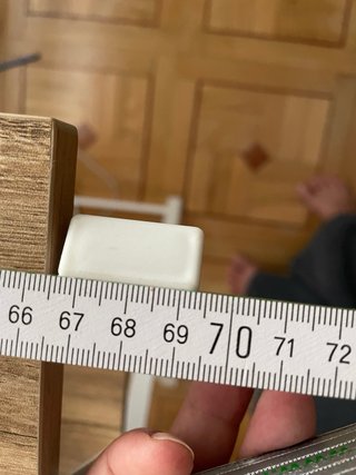 Escritorio pequeño plegable madera y metal