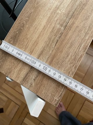 Escritorio pequeño plegable madera y metal