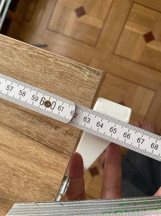 Escritorio pequeño plegable madera y metal