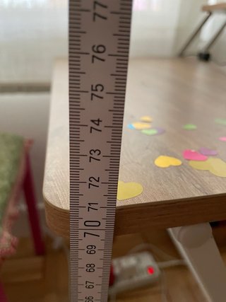 Escritorio pequeño plegable madera y metal