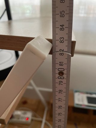 Escritorio pequeño plegable madera y metal