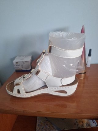 Sandalias Romanas Blancas Talla 36.5