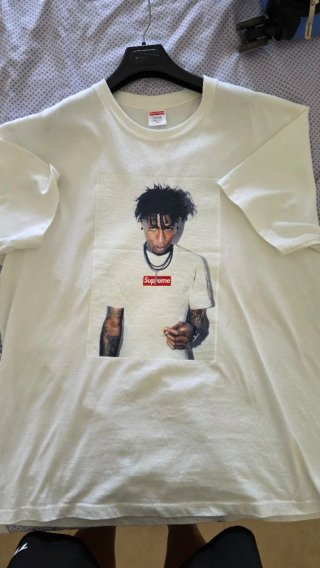 Camiseta Supreme XL Blanca
