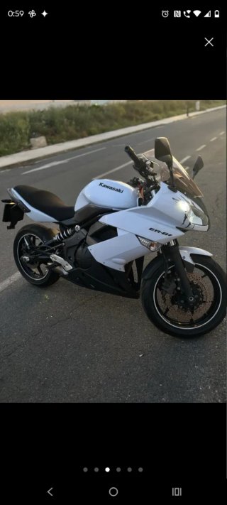Kawasaki ER6f 2012 Blanca !!!!oferta solo este mes