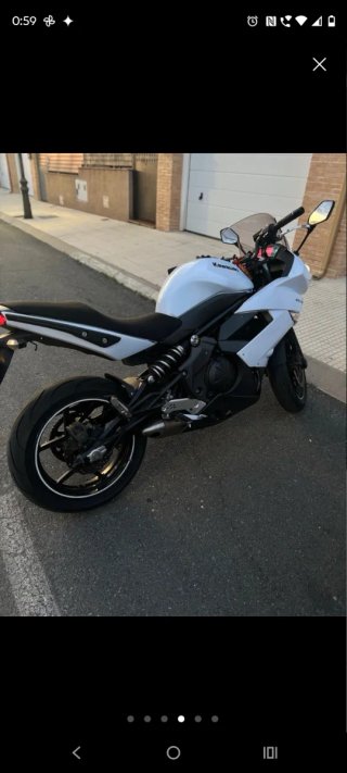Kawasaki ER6f 2012 Blanca !!!!oferta solo este mes