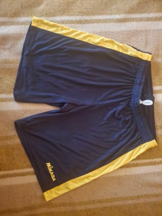Pantalón Corto Deportivo Mikasa Azul/Amarillo