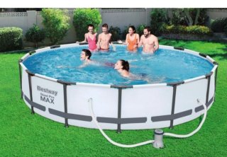 Piscina familiar Bestway azul + depuradora