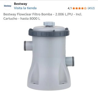 Piscina familiar Bestway azul + depuradora
