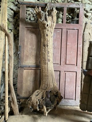 Portones madera maciza antiguos