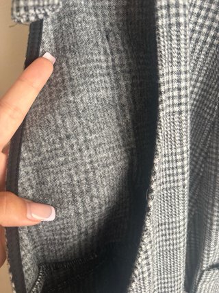 Mono de invierno a cuadros