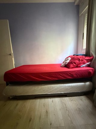 Cama nido individual roja