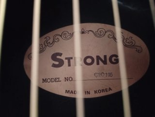 Guitarra electroacústica Strong Negra