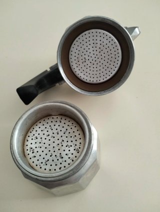 Cafetera italiana aluminio 1 taza