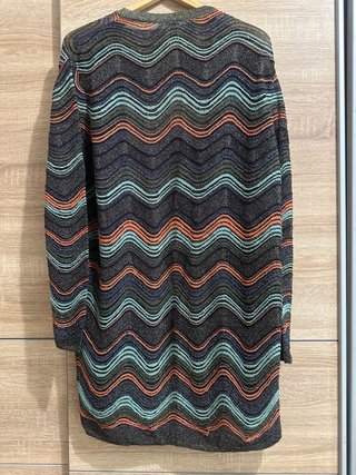 Cardigan Missoni Zigzag Multicolore Taglia Unica