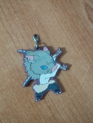 Portachiavi di Inosuke Hashibira (Demon Slayer)
