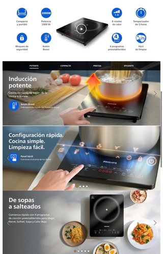 NUEVO! Placa Inducción Philips Serie 3000