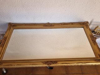 Espejo Grande Dorado