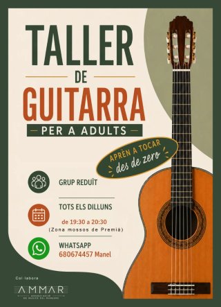 Clases de Guitarra per a Adults.