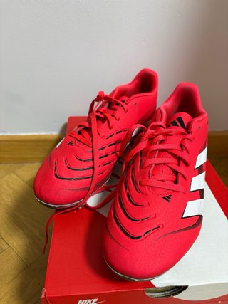 Adidas Predator Botas de Fútbol Rojas
