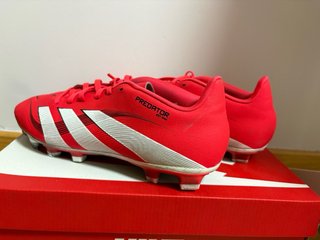 Adidas Predator Botas de Fútbol Rojas