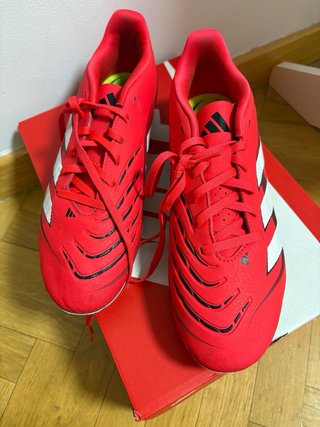 Adidas Predator Botas de Fútbol Rojas