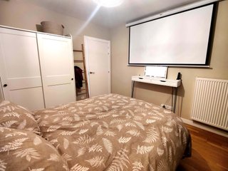 Armario IKEA HAUGA blanco puertas correderas