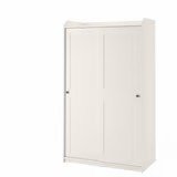 Armario IKEA HAUGA blanco puertas correderas